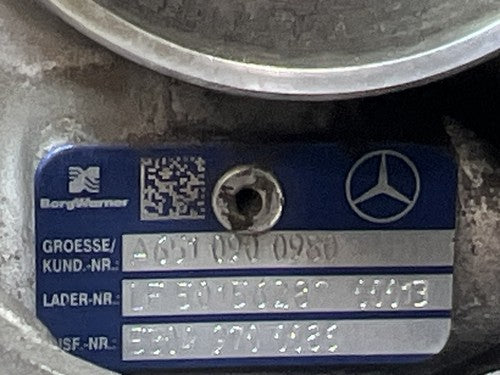 Mercedes Sprinter W906 2.2 CDI 95 kW Turbolader A6510900980 A6510900980