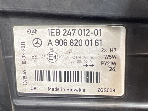 Mercedes Sprinter W906 2.2 CDI Scheinwerfer links A9068200161