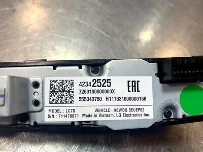 OPEL ASTRA K Radio Schalter Audio Kontrolle Schalterleiste GM 42342525