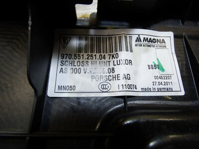Porsche PANAMERA 970 Schlossabdeckung Heckklappe Verkleidung  970551251047K0