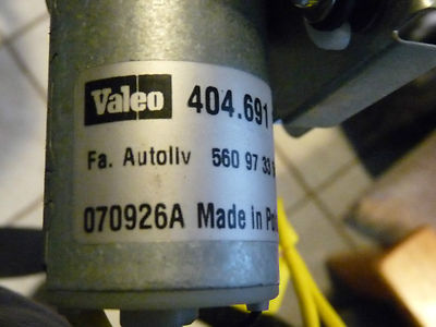 VW Phaeton 3D Gurt Sicherheitsgurt Vorne Rechts 404.691 Valeo ORIGINAL gebraucht - Stellmotor