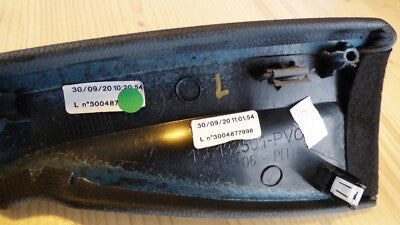 Alfa Romeo Stelvio Q4 2021 Mittelkonsole Links  Schwarz-Stitched Leder Abdeckung