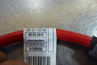 Porsche Boxster Cayman 981 991 911 Carrera Massekabel positiv 99161101600