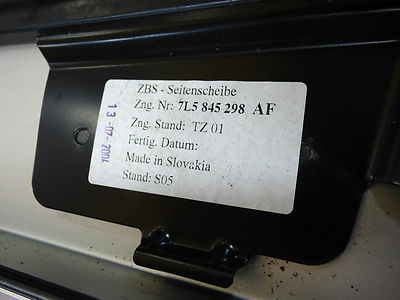 Porsche Cayenne 955 Eckfenster Fenster Seitenscheibe rechts 7L5845298AF