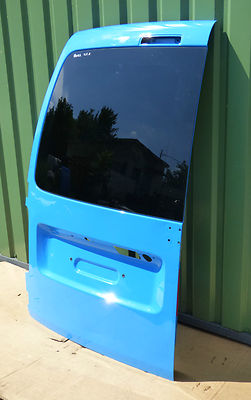 VW CADDY 2K Heckkleppe mit Scheibe  Links  blau  2011