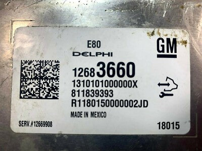 Original OPEL ASTRA K 1.4 Motorsteuerung Einheit ECU GM 12683660 DELPHI