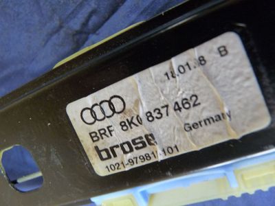 AUDI A4 8K Limo 2.0 TDI  Fensterheber ohne motor Vorne Rechts 8K0837462