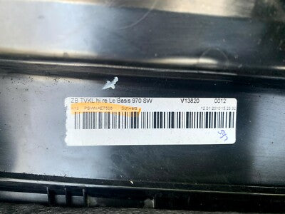 Porsche PANAMERA 970 Türpappe Türverkleidung leder schwarz hinten rechts