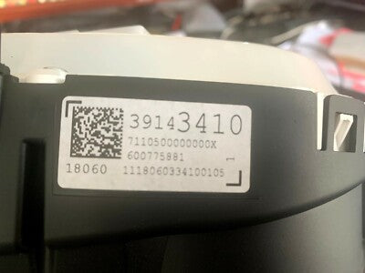 OPEL ASTRA K 1.4 TURBO 2018 original Tacho Kombiinstrument GM 39143410