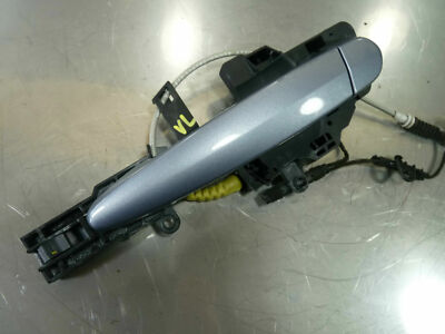 BMW 1 SERIES E87 SIDE FRONT DOOR HANDLE & BRACKET IN BLUE Left ORIGINAL gebraucht - PASSENGERS