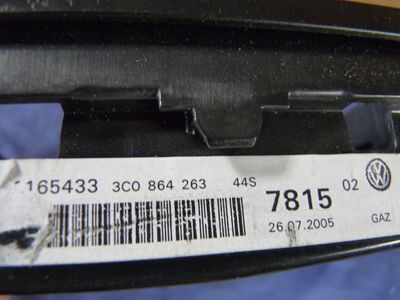 VW Passat 3C Blende für Schaltknauf 3C0864263 gebraucht - 3C0 864 263 gebraucht - Original