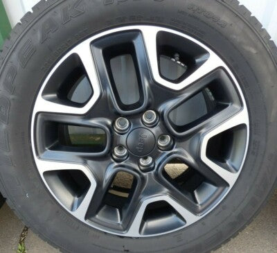 JEEP COMPASS II ORIGINAL 17" Alufelgen Alusatz mit Sommerreifen FALKEN