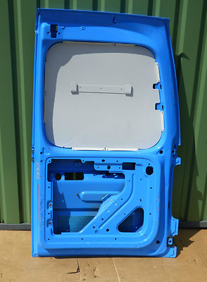 VW CADDY 2K Heckkleppe mit Scheibe  Links  blau  2011