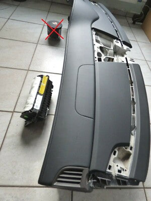 Porsche Panamera 970 Armaturenbrett Schalttafel Leder Schwarz eingebaut AIRBAG *