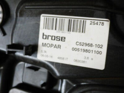 Jeep Renegade ab 2014 Elektrische fensterheber mechanik hinten links 00519801100