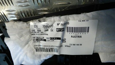 Alfa Romeo Stelvio Q4 2021 Mittelkonsolenrahmen