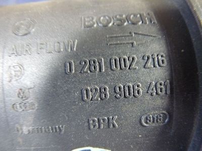 Audi, Seat, VW 1.9 TDI / 2.5 TDI SDI Luftmassenmesser / 0 281 002 216 ORIGINAL gebraucht - 0281002216