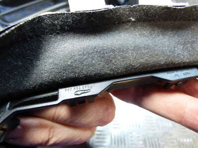 Porsche Boxster Cayman 987 Schaltergehäse Verkleidung Leder Schwarz ORIGINAL gebraucht - 99755259301