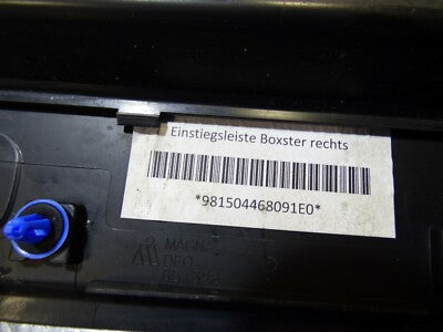 Porsche Boxster 981 Einstiegleiste Einstiegleiste Rechts 98150446809