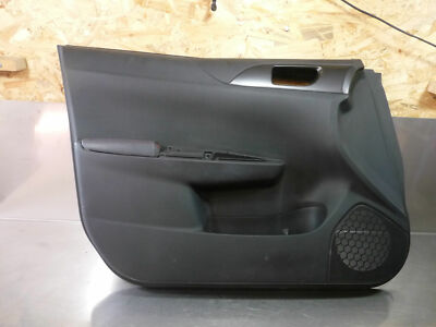 2013 Subaru Impreza WRX STi Interior Door Card Panel leather Passenger Side