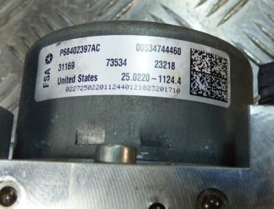 JEEP COMPASS II 2021 ABS Pumpe Hydrauikblock Bremsaggregat ORIGINAL gebraucht - 68402397AC