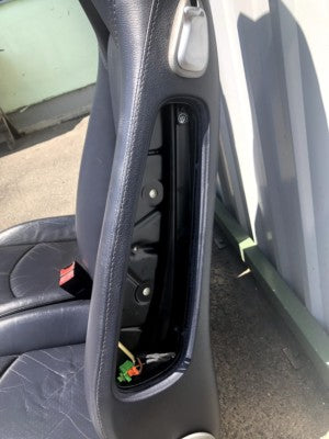 Porsche Boxster Cayman 987 997 Leder Sitze Beifahrersitz Schwarz ORIGINAL gebraucht - Fahrersitz