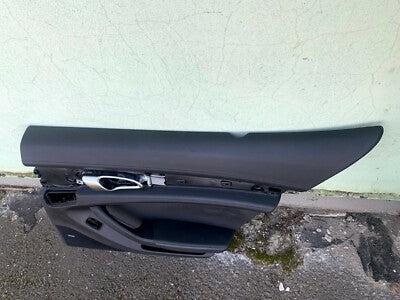 Porsche PANAMERA 970 Türpappe Türverkleidung leder schwarz hinten rechts