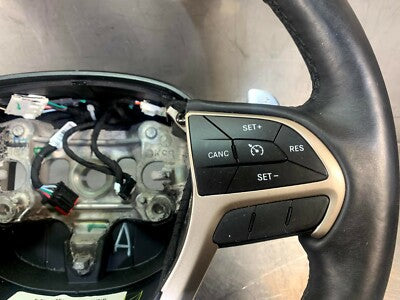 Jeep Grand Cherokee IV WK2 Multifunktion Lederlenkrad Lenkrad beheizt schwarz