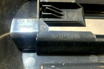Porsche 991 981 Abdeckschiene Abdeckung Sitz Blende 99152135900 L schwarz