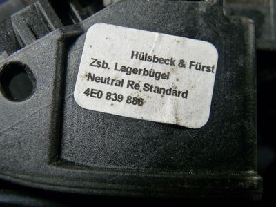 Audi A8 3.0 TDI V6 Quattro Bj.:2008 Türgriff aussen hinten rechts ORIGINAL gebraucht - 4E0839886