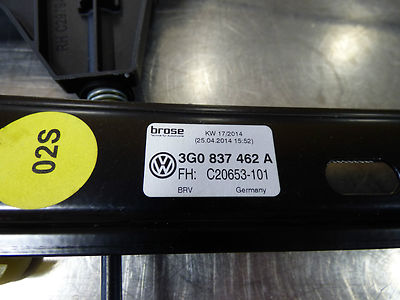 VW Passat 3G B8 3G5837462A Fensterheber rechts vorne Fensterhebermechanik