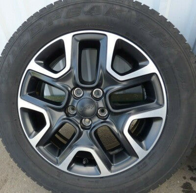 JEEP COMPASS II ORIGINAL 17" Alufelgen Alusatz mit Sommerreifen FALKEN