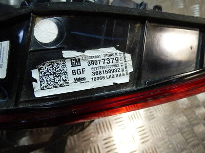 OPEL ASTRA K Sports Tourer 2018 Rücklicht Rückleuchte innen Rechts GM ORIGINAL gebraucht - 39077379