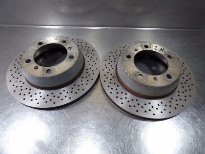Porsche Boxster 987 3.2 S 2005 gebraucht - 2012 1 paar hinten Bremsscheiben gebraucht - Original
