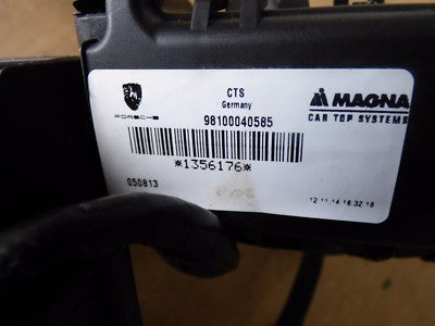 Porsche 981 Boxster  Verdeckantrieb verdeck motor Antrieb Verdeckmotor links