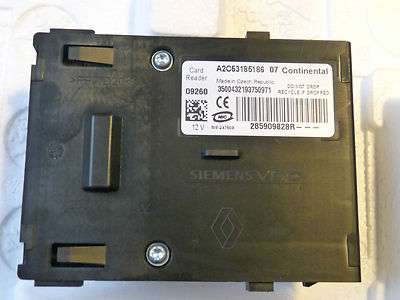 Renault Megane III Kartenzündschloss Kartenleser A2C53185186, 285909828R