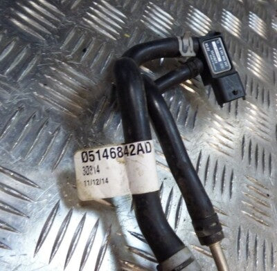 Jeep Cherokee KL 2.0 CRD LMY51 AGR leitung rohr mit sensor + 55241075 ORIGINAL gebraucht - 05146842AD