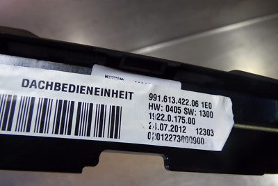 Porsche  981 991 911 Dachbedieneinheit Innenraumleuchte Innenleuchte schwarz