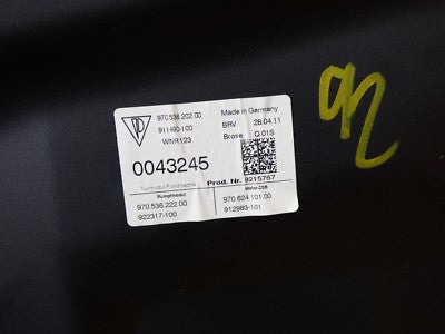 Porsche PANAMERA 970 2012 Türrahmen AggregateträgerTür Fensterheber Hinten Recht