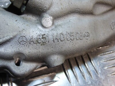 Mercedes Sprinter W906 CDI AGR Rohr Abgasrückführung Leitung sensor ORIGINAL gebraucht - A6511400508