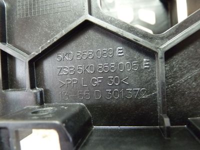 VW Golf 6 1.4 TSI Blende Radio Radioaufnahme 5K0858005E / 5K0 858 005E ORIGINAL gebraucht - Aufnahme