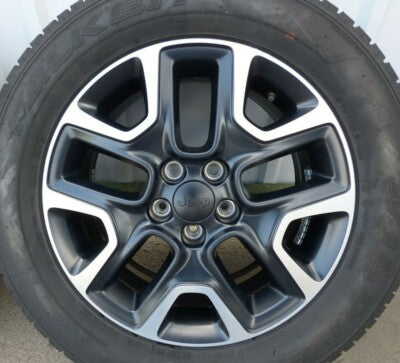 JEEP COMPASS II ORIGINAL 17" Alufelgen Alusatz mit Sommerreifen FALKEN