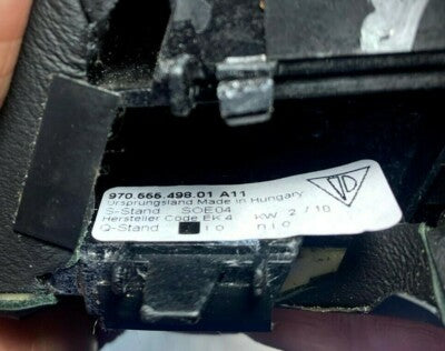 Porsche Panamera 970  Abdeckung Armlehne Ecke Hinten Re Schwarz 97055549801 A11