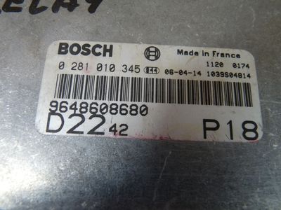 FIAT Ducato 2.3  HDI ORIGINAL gebraucht - Motorsteuergerät  9648608680 /   0281010345