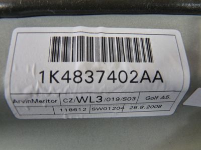 VW GOLF 5 1.9 TDI BXE Fensterheber vorne rechts  1K4837402AA / 1K4 837 402 AA
