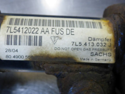 Porsche Cayenne 9PA 2002 ORIGINAL gebraucht - 2007 Stossdämpfer Federbein Vorne Rechts 7L5413032J