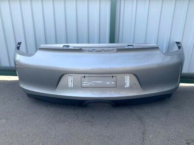 Porsche Boxster 981 Stoßstange mit Diffusor hinten M7Z GT Silber ORIGINAL gebraucht - 98150541100