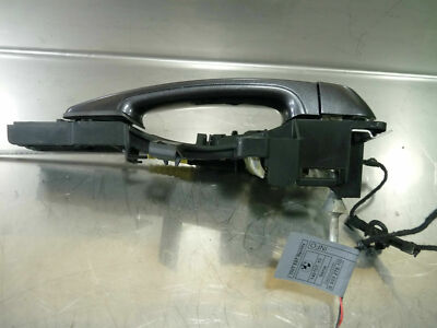 BMW 1 SERIES E87 DRIVER SIDE FRONT DOOR HANDLE & BRACKET IN GREY