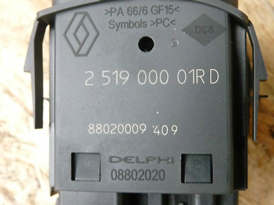 RENAULT MEGANE III 3 Schalter Leuchtweitenregulierung 88020009 409 ORIGINAL gebraucht - 251900001RD