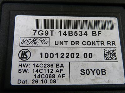 Ford Mondeo MK4 Ghia Bj.:2008 TÜRSTEUERGERÄT H.R. / 7G9T-14B534-BF ORIGINAL gebraucht - 7G9T14B534BF